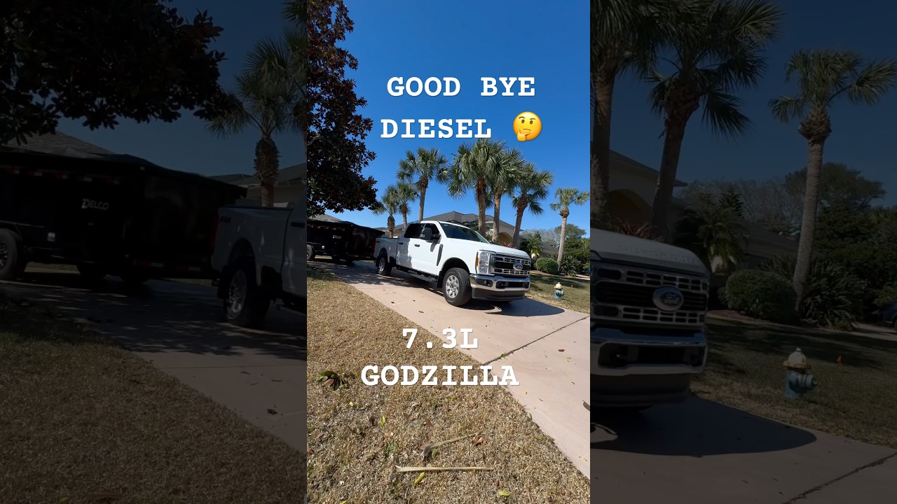 DUMPING 5-TONS WITH GASOLINE SUPERDUTY  NO NEED FOR A DIESEL ENGINE 