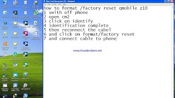 how to remove frp / factory reset on qmobile z10 with cm2