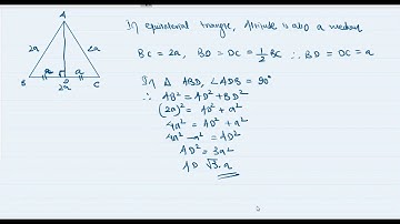 IX ICSE - Maths ch#13 Pythagoras Theorem: Part 2 - Important sums From Solved Examples & Exercises