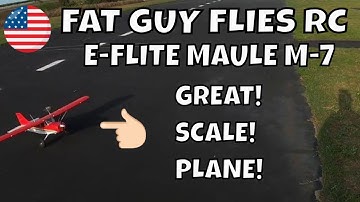 E-FLITE MAULE M-7- GREAT SCALE RC PLANE  by Fat Guy Flies RC