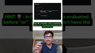Python Operator Precedence Interview Question 🤯 #python #developer #shorts