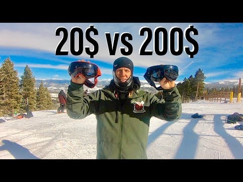 20$ vs 200$ GOGGLES! Is It Really Worth It!?!