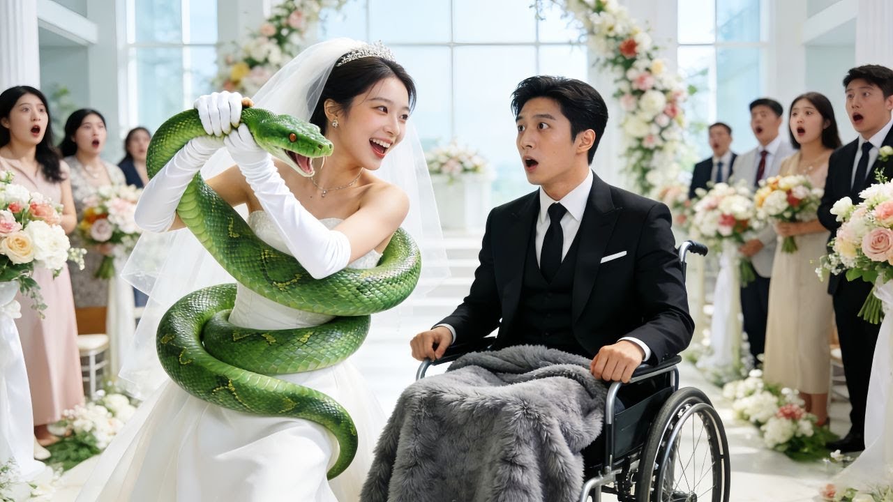 💕أراد CEO إخافة خطيبته الريفية فأطلق أفاعي في الزفاف، فسيطرت عليها بثانية ورقصت معها! فانهار حباً!