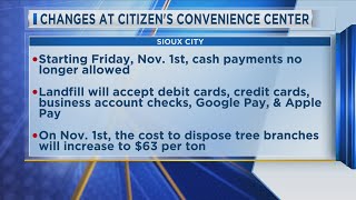 Changes at Citizen's Convenience Center