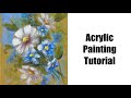 How to paint loose | how to paint soft edges with acrylics | step by step instructions