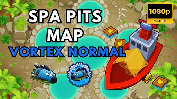 BTD6 VORTEX BOSS NORMAL | NO MONKEY KNOWLEDGE | SPA PITS