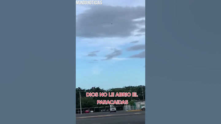 NO LE ABRE EL PARACAÍDAS A UN MILITAR DE LA FUERZA ÁREA DOMINICANA