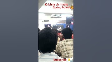 springboard academy jaipur classroom | krishna Sir maths| #shorts