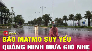 Cập nhật Bão số 11 Matmo suy yếu nhanh, đi vào các tỉnh biên giới phía Bắc chỉ còn là áp thấp