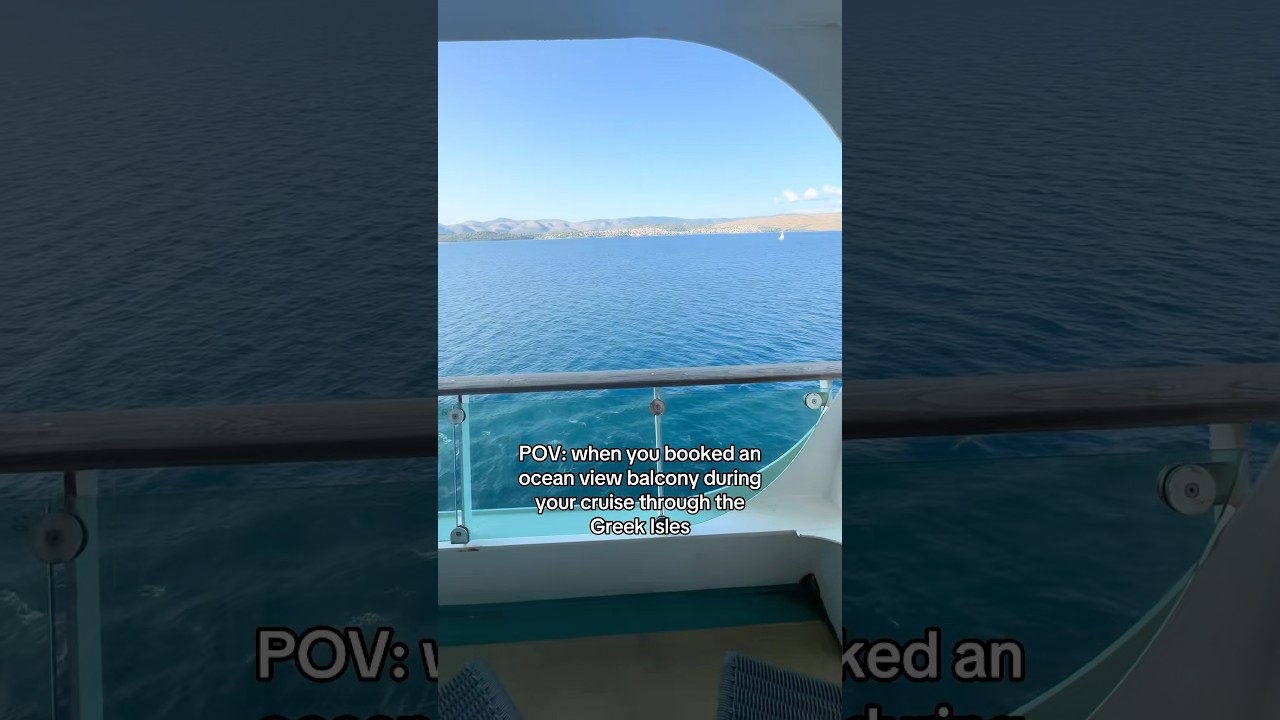 Is a Balcony Worth It on a Greek Isles Cruise? Watch This.