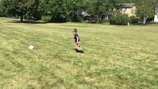 Martin Playing Soccer