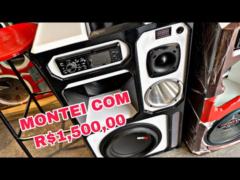 Caixa Bob top montada com MP5 tela 4,3 Ficou Show 😁👏👏👏 Corre pra loja  e garanta a sua. Whatsapp 71-99728-9968 #caixabobesponjaresidencial, By  shopcaracessorios