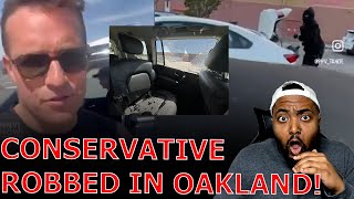 Conservative Commentator Benny Johnson Robbed In Broad Day Light Filming Outside Oakland In-N-Out 