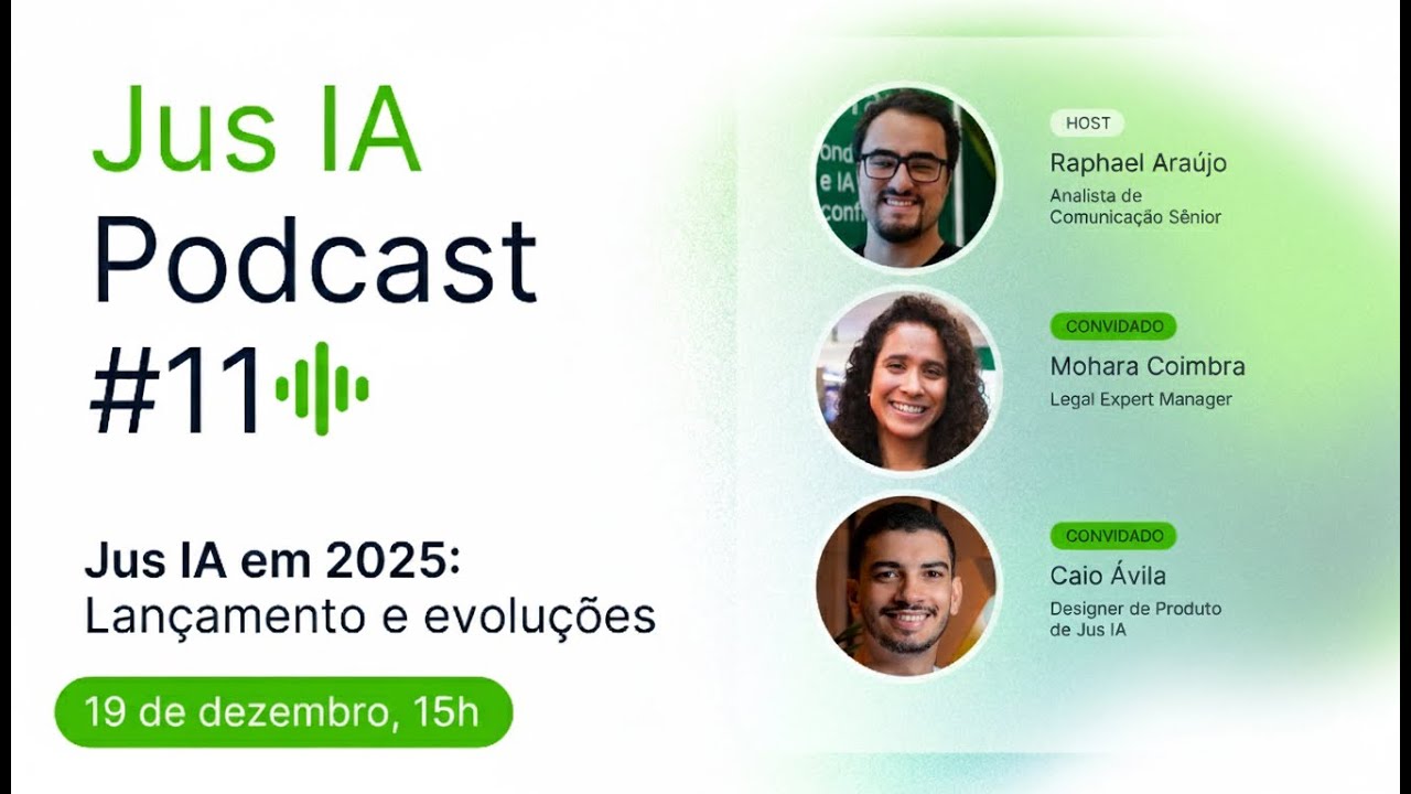Jus IA em 2025: Lançamento e evoluções | Jus IA podcast #11