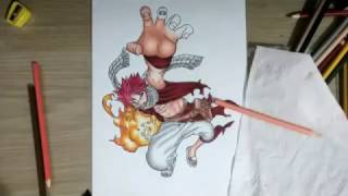 Speed Drawing - Natsu Dragneel (fairy tail )