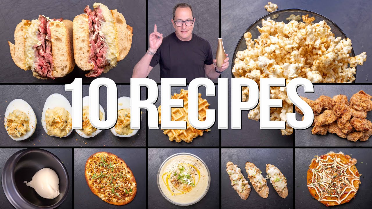 10 INSANELY DELICIOUS AND EASY RECIPES YOU SHOULD BE MAKING RIGHT NOW! | SAM THE COOKING GUY