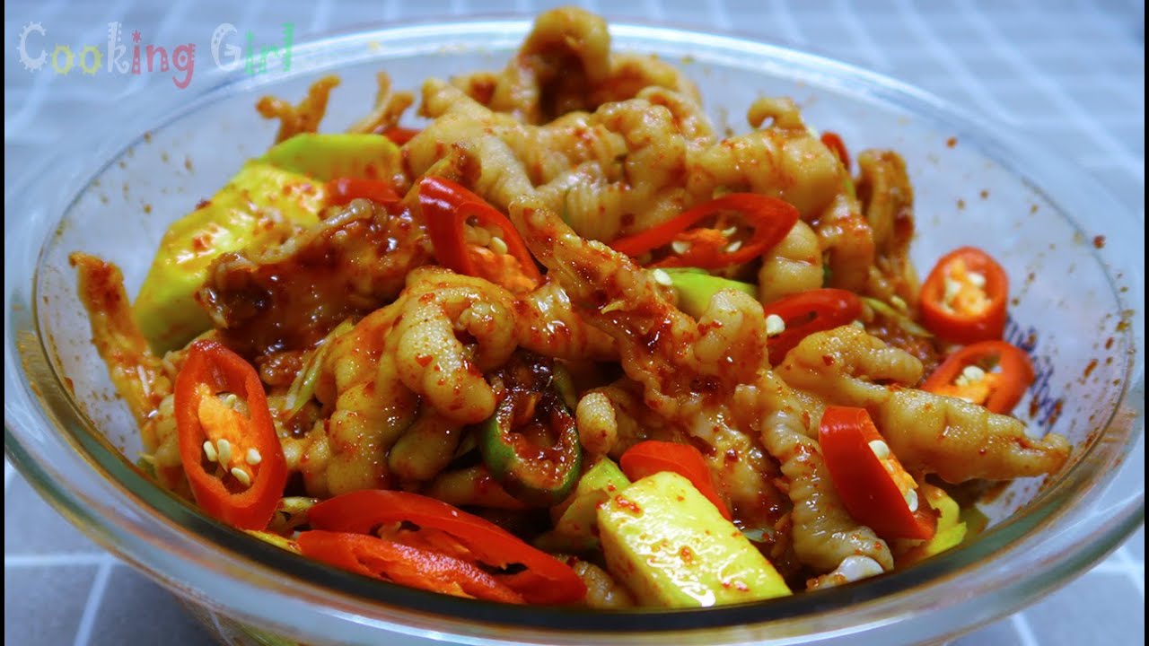 chân gà rút xương làm gì ngon 2022 New Chân Gà Rút Xương Sốt Thái Vừa Ngon Vừa Giòn | Cooking Girl
