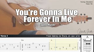 You're Gonna Live Forever In Me - John Mayer