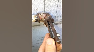 Genius DIY Plumbing Idea! Great Method to Remove Broken Faucet Threads from a Pipe #diy #plumbing