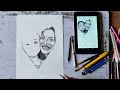 Beautifull pencil sketch  of shrutiarjunanandraj art kapro