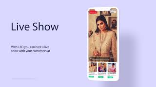 Live the Experience of Online Shopping - LEO Partner App Promo screenshot 1