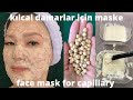 Gençlik ve güzellik için 2 maske.  Kılcal damarlar ve yaşlılık lekeleri kaybolacaktır.