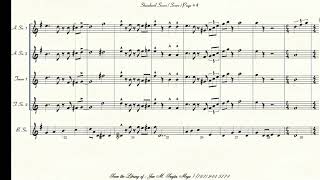 Happy Birthday - Sax Quintet - SCORE (Downloable parts on Description)