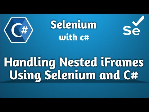 Selenium Nested iFrames