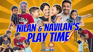 😍 Suprise Video || 😍 Nilan & Navilan's Play Time 💪 #vaishalipriya #nilannavilan