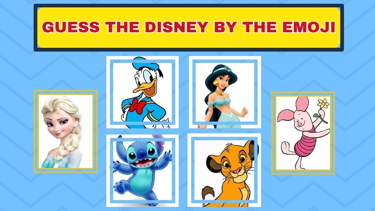 Disney Emoji Puzzles: Guess the Character Challenge 🐭🏰