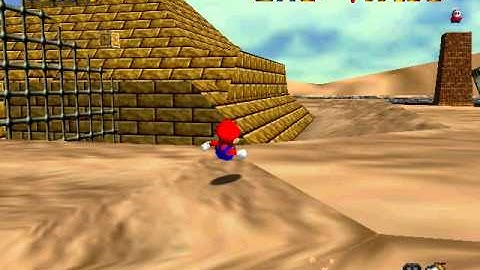 Super Mario 64 (TAS) - Shining atop the pyramid