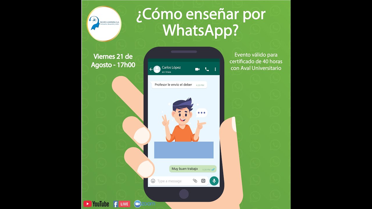 ¿Cómo Enseñar por WhatsApp? YouTube