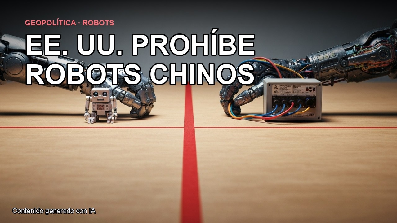 Robots chinos prohibidos: la nueva guerra tecnológica de EE.UU.