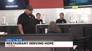 Assistant manager 'serving hope' to customers at Upstate restaurant