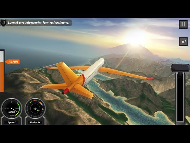 Como jogar City Airplane Pilot Flight, game de avião grátis para