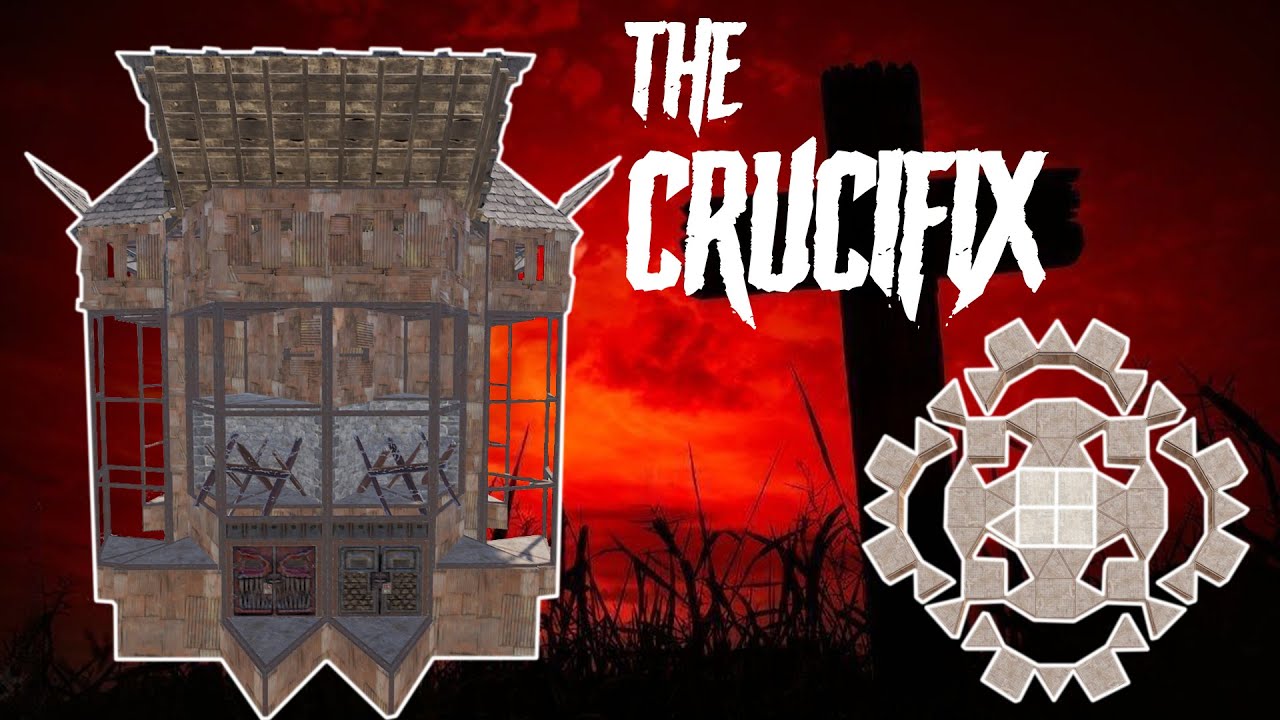 The CRUCIFIX - The most DEFENDABLE Solo/Duo/Trio base. NEW BUNKER ...