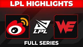 WBG vs WE Highlights ALL GAMES | LPL 2026 Split 2 | Weibo Gaming vs Team WE