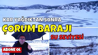 Çorum Barajinin Son Su Sevi̇yesi̇