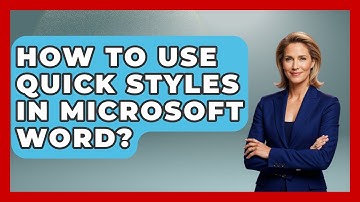 How To Use Quick Styles In Microsoft Word? - Docs and Sheets Pro
