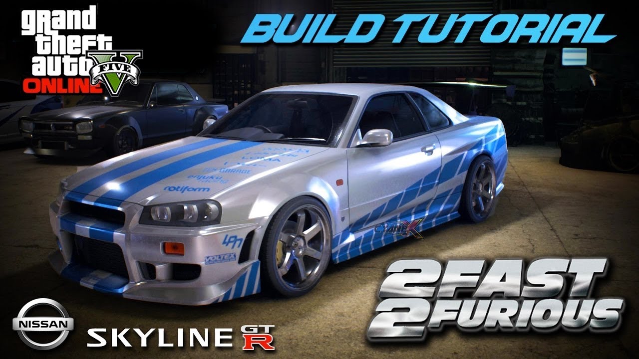 HOW TO MAKE PAUL WALKER’S NISSAN SKYLINE IN GTA 5 IN 2022 - YouTube