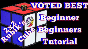 How to Solve a 2x2 Rubiks Cube Simple Beginner Easy version Step by Step if you are Just Starting