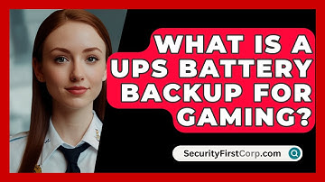 What Is A UPS Battery Backup For Gaming? - SecurityFirstCorp.com