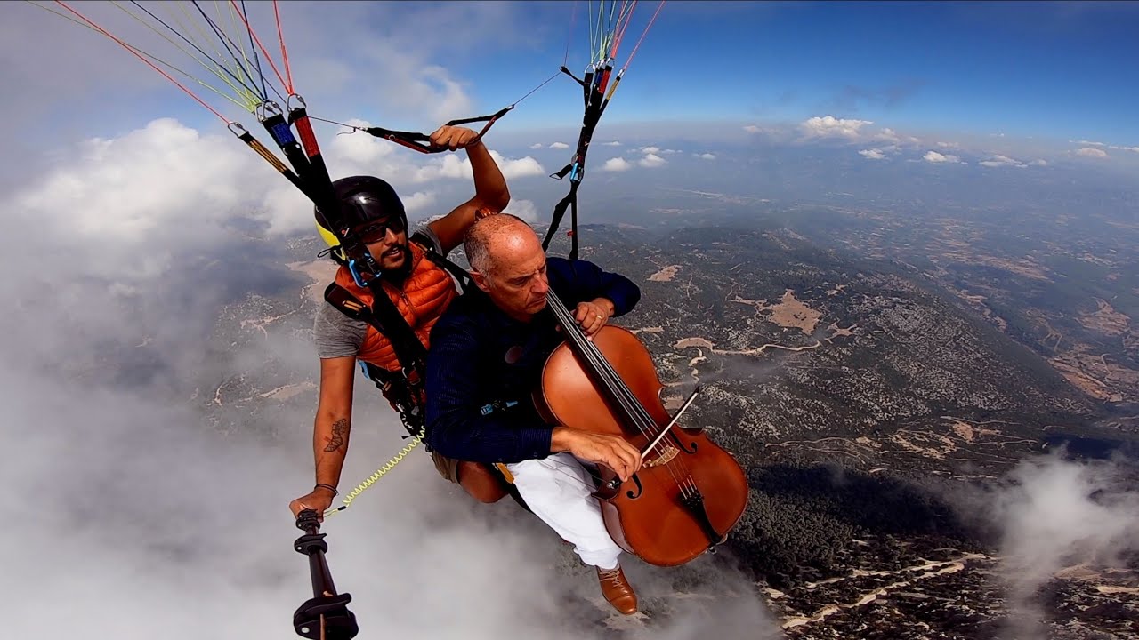 Frederic De Wulf's Flying Cello @ 6000 ft - Uzun İnce Bir Yoldayım - Aşık VEYSEL