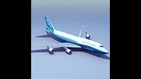 3D Model of B747 Boeing Livery Review