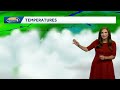 Video: Rain tapers off; Sunny Monday ahead