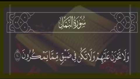 تلاوة مميزة من سورة النمل بصوت/ مرضي طيشان - تراويح ١٤٣٧هـ