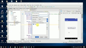 Working with strings - Android App development -video 4 - tamil