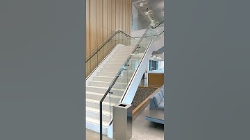 Floating Glass and Flawless Precision for Texas PSF’s new HQ #HDI #Railing #shorts #shortvideo