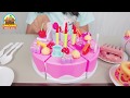 Mainan Anak Potong Potong Kue Ulang Tahun - DIY Birthday Cake - Cut Birthday Cake Toy