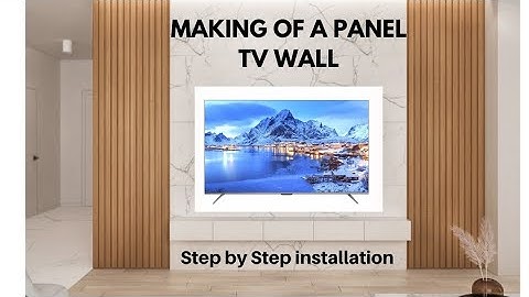 FLUTED PANEL WALLPAPER ON TV WALL/ HOW TO INSTALL A PANEL/ AFFORDABLE WALLPAPER/ FRIDAH NGUKU / VLOG
